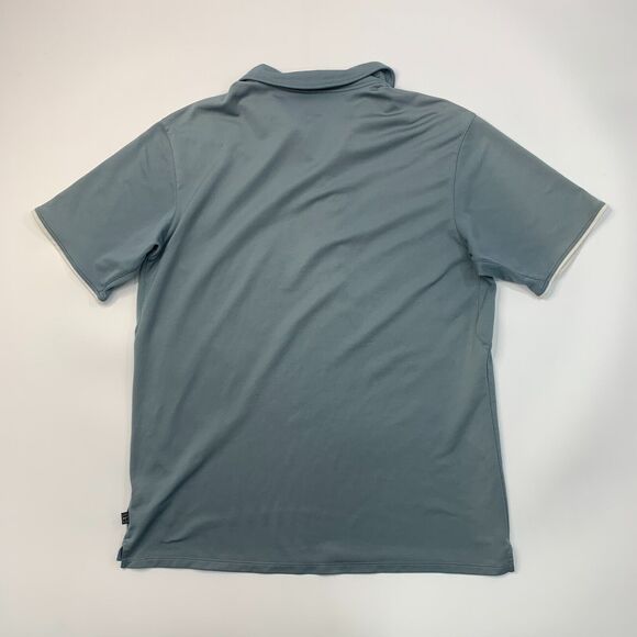 Nike Fitdry Polo Shirt Mens XL Extra Large Slate Short Sleeve High Low Hem Golf - Picture 3 of 11